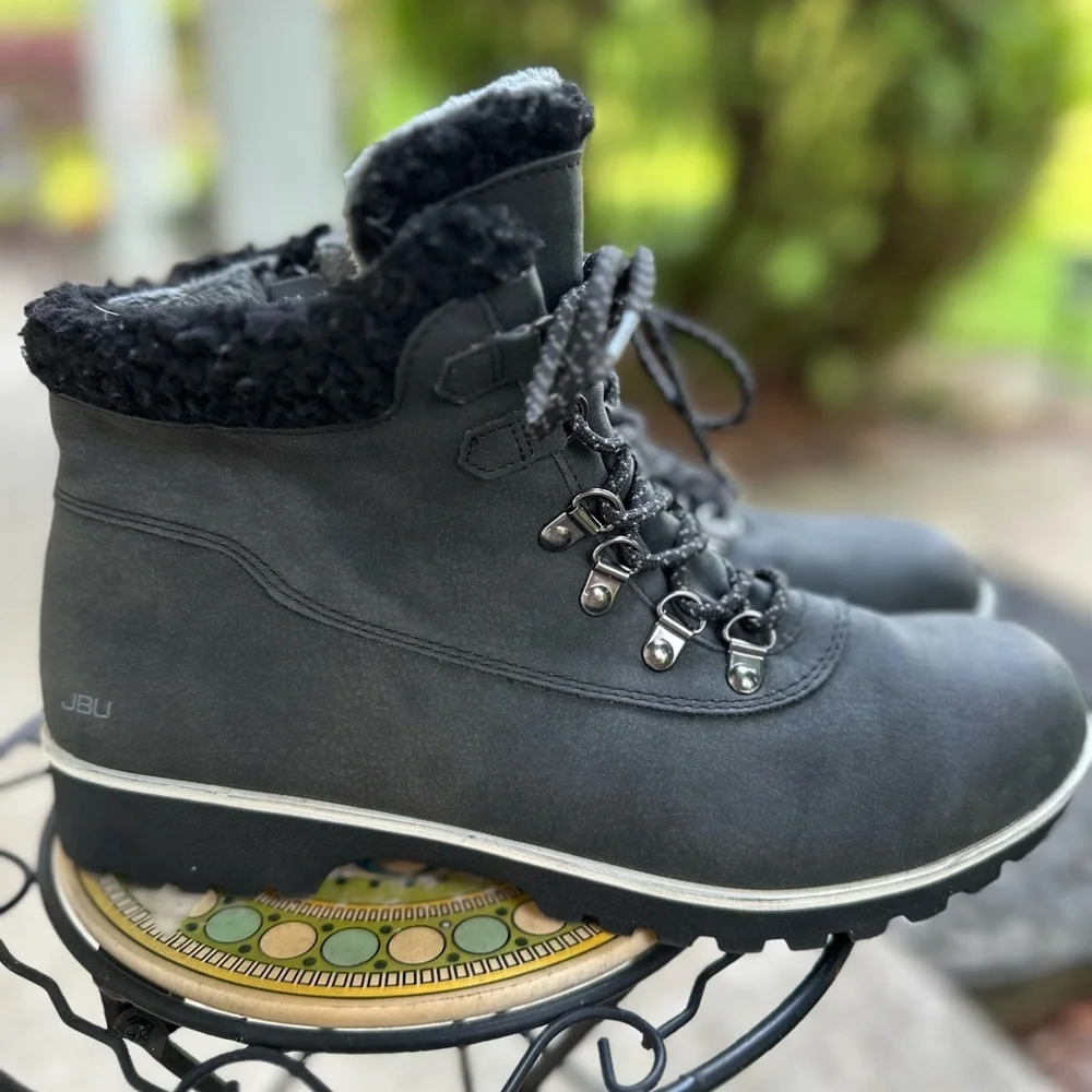 JBU Jambu Hiking Boot Blue Creek Water Resistant Bootie Black Lined Woman's‎ 10M